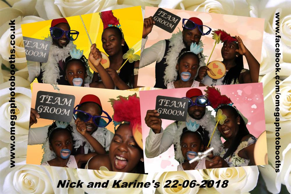 Nick & Karine's Wedding | View more photos from the event at gallery.omegaphotobooths.co.uk/u/Omega-Photobooths/Nick-Karines-Wedding